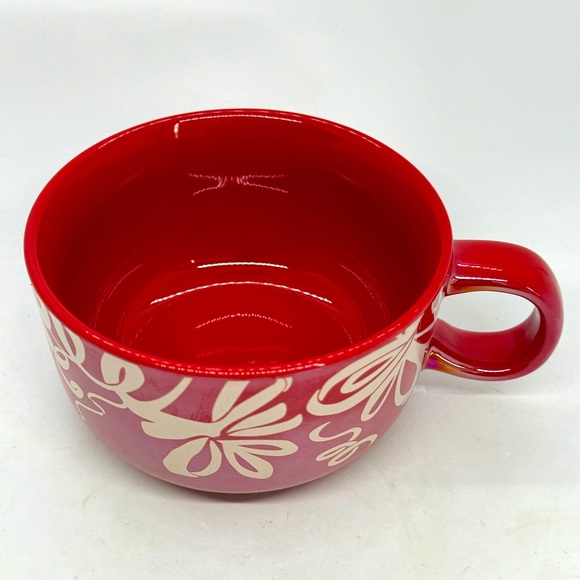 Starbucks Red Ribbon 2023 Holiday Ceramic Coffee Mug/Soup Cup - Picture 5 of 7